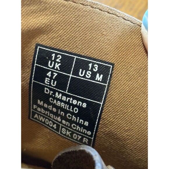 Dr. Martens Mens Brown Cabrillo Crazy Horse Leather Desert Boots 13 main image 9